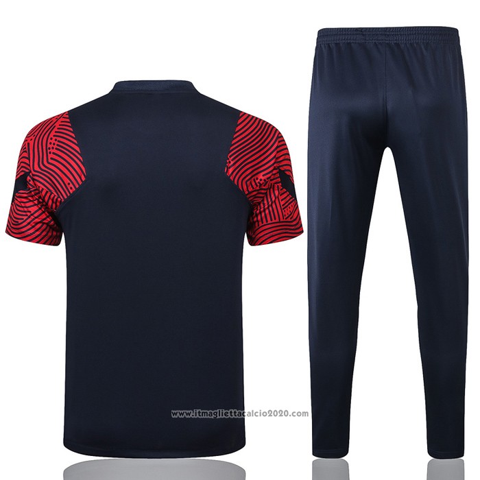 Tuta da Track Paris Saint-Germain Manica Corta 2020 Blu